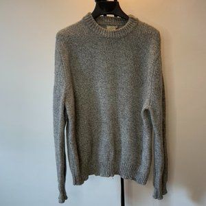 Men's Large Grey LL Bean Knit Sweater